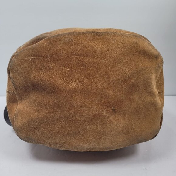 Tylie Malibu Women's Tan Suede Leather Hobo Shoulder Bag - Picture 5 of 11